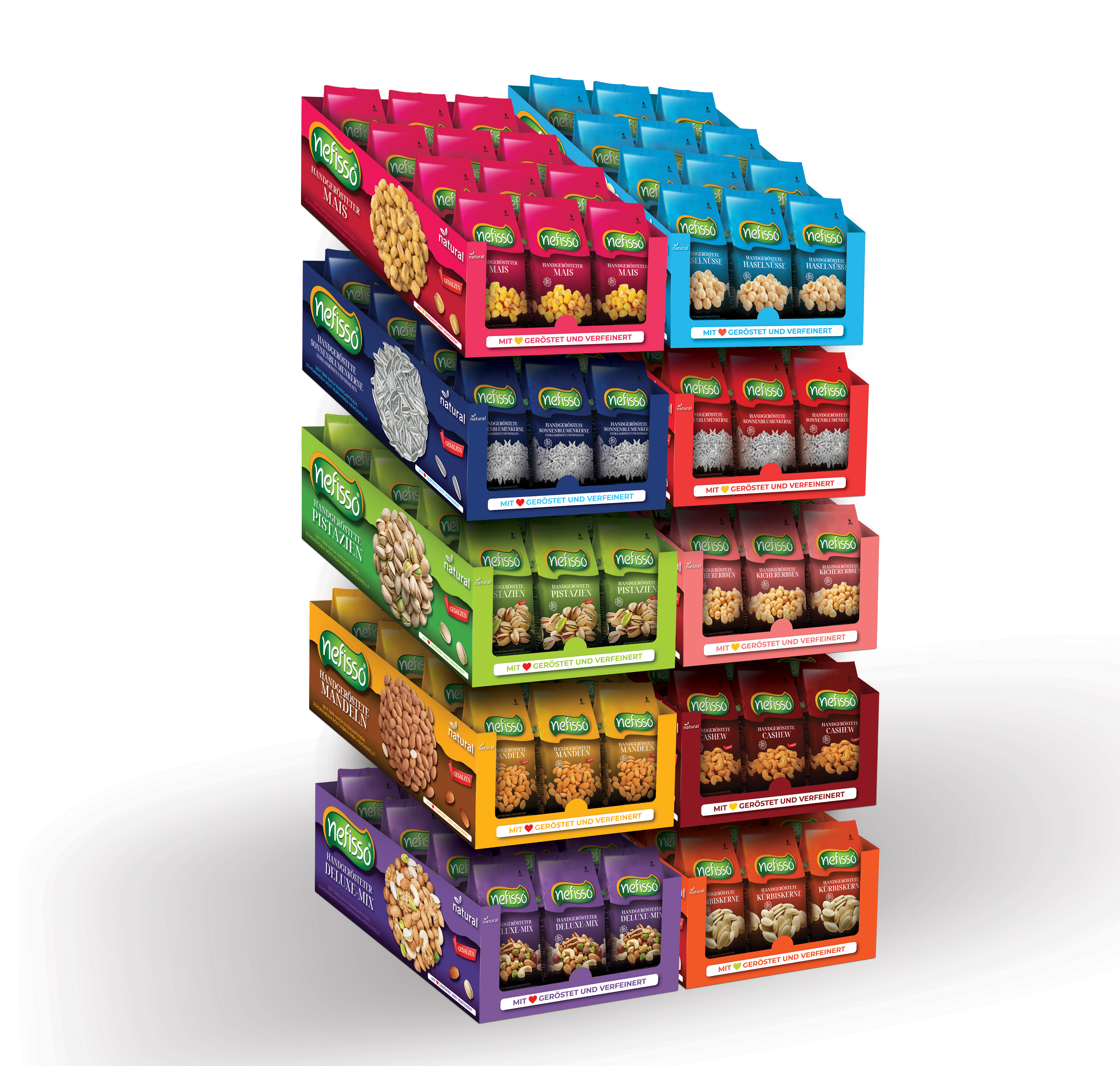 Nefisso Display mit Artikeln